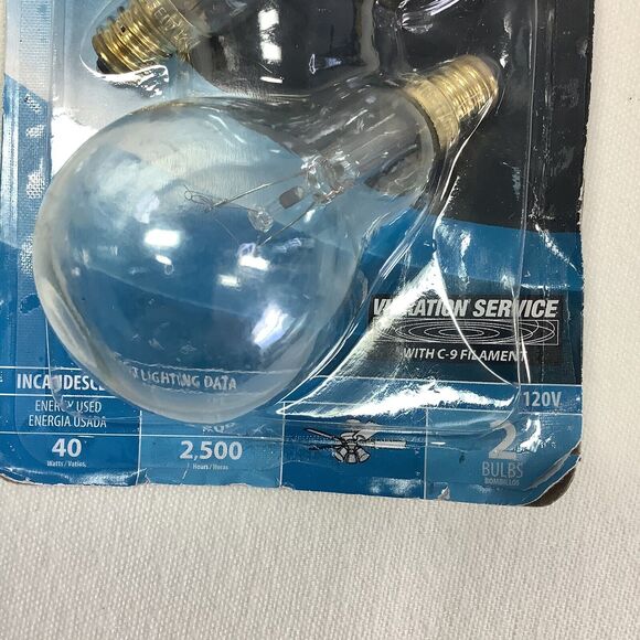 Feit Electric Bp40a15n/Cl/Cf 40 Watt Clear Ceiling Fan Light Bulb - Picture 2 of 4